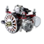 DLE70HD Drohnen motor 4,2 kW wasser gekühlter Hybrid-Strom generator Benzinmotor Elektro-Kit